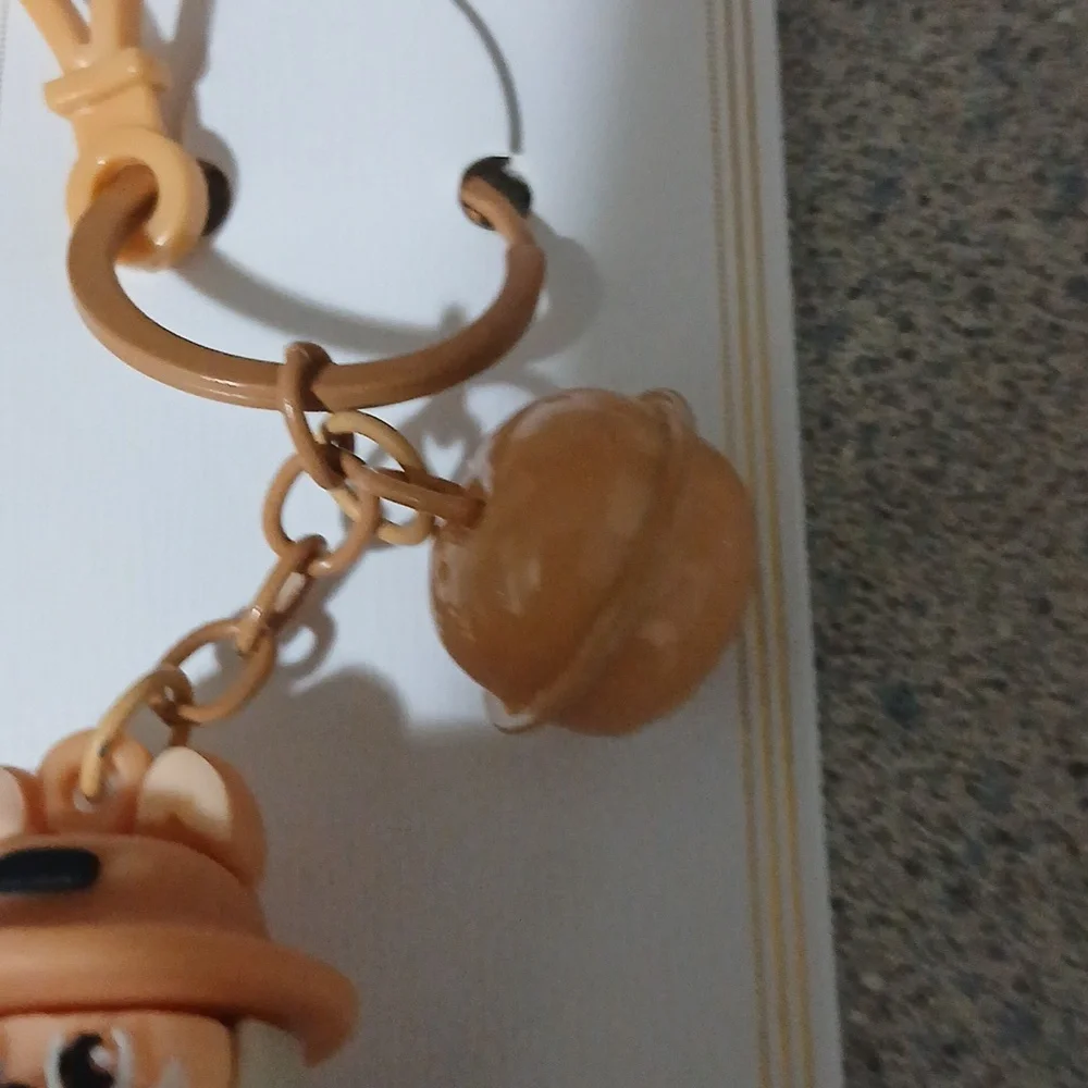 MONSTER KEYCHAIN/BAG CHARM W/BELL